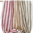 Striped Beach Towel By Aux Bains Francais