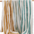 Striped Beach Towel By Aux Bains Francais