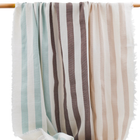Striped Beach Towel By Aux Bains Francais
