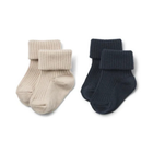 Wool Rib Socks Ziggy (2pk) By Wheat