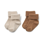 Wool Rib Socks Ziggy (2pk) By Wheat