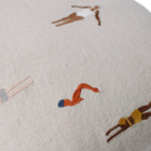 Swimmers Embroidered Cushions By Fine Little Day