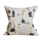 Sauna Embroidered Cushions By Fine Little Day