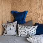 Sauna Embroidered Cushions By Fine Little Day