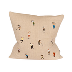 Golfers Embroidered Cushions By Fine Little Day