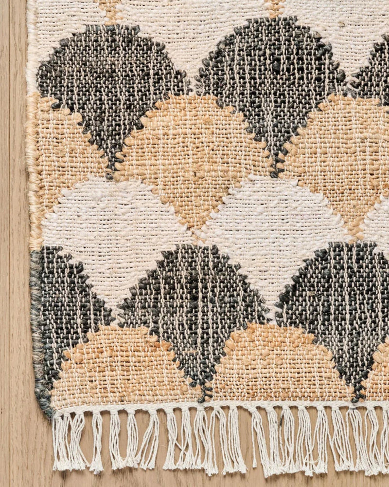 Scallop Jute Handwoven Rug
