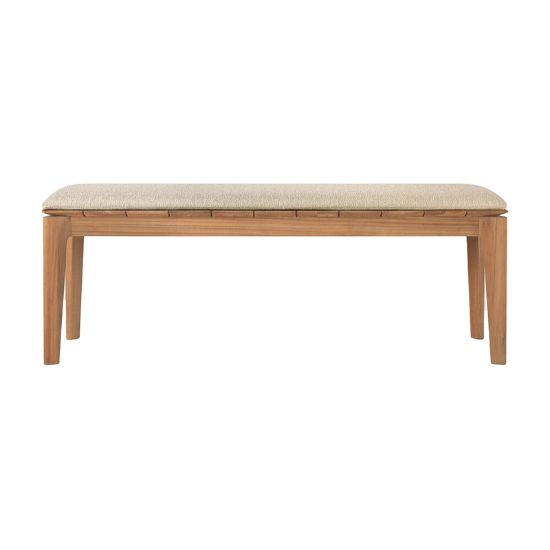 Bok Outdoor Bench With Cushion - Teak