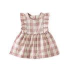 Checkmate Flutter Dress - Iris