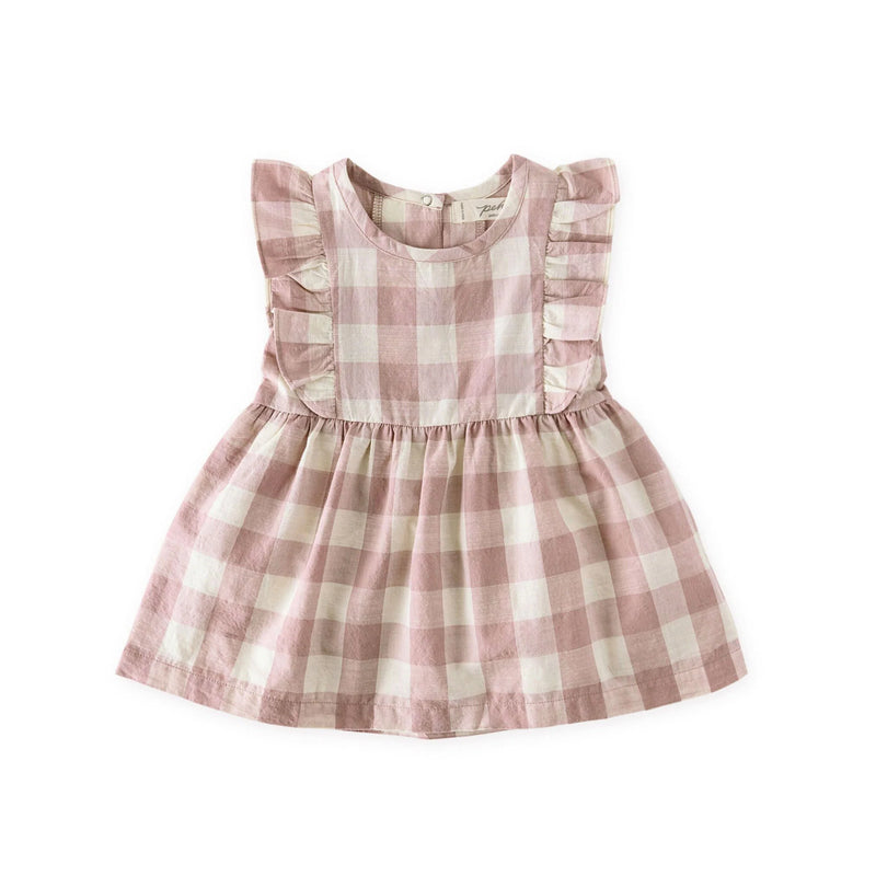 Checkmate Flutter Dress - Iris