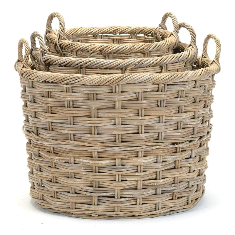 Oval Rattan Basket
