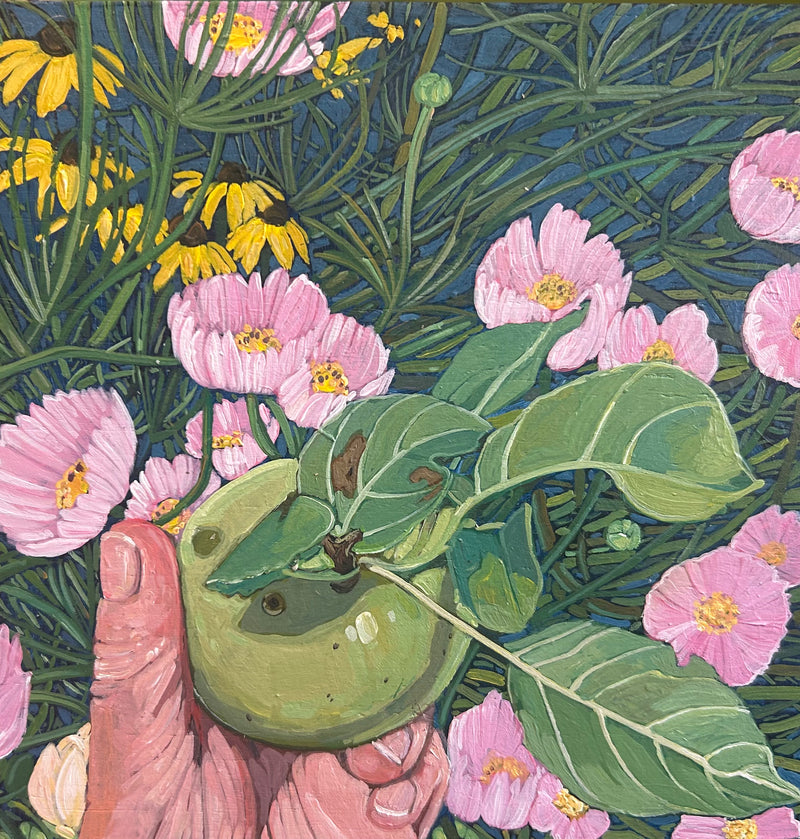 Tanya Zaryski - Apple - 6"x6"