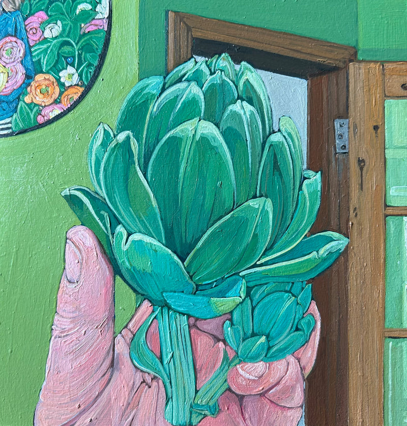 Tanya Zaryski - Artichoke - 5.75"x6"
