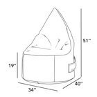 Adult Bean Bag Ergo - Sepia