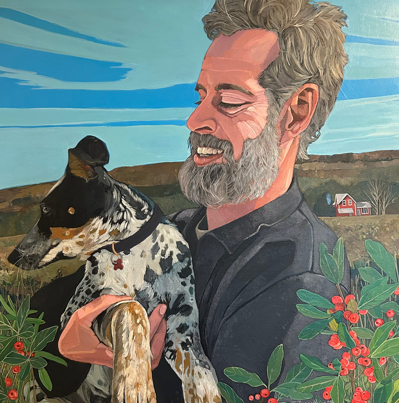 Tanya Zaryski - Ben and Maggie - 18"x18"