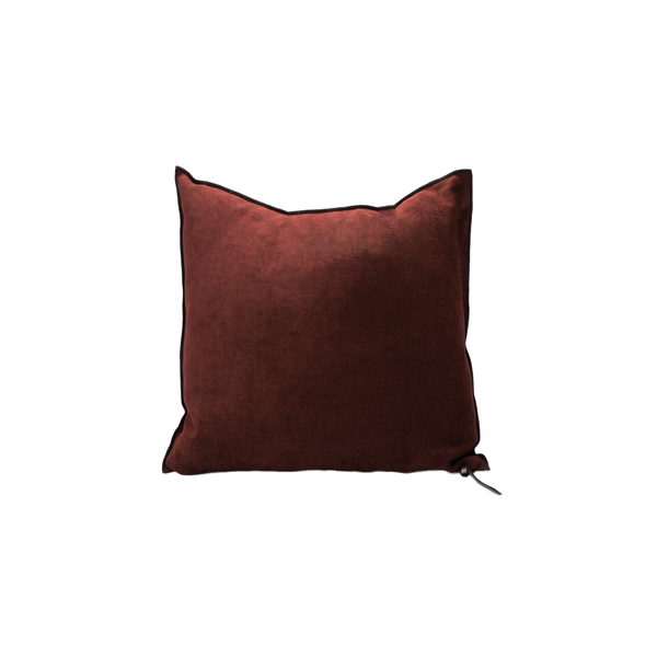 Soft Washed Chenille Pillow - 26x26" - Chianti