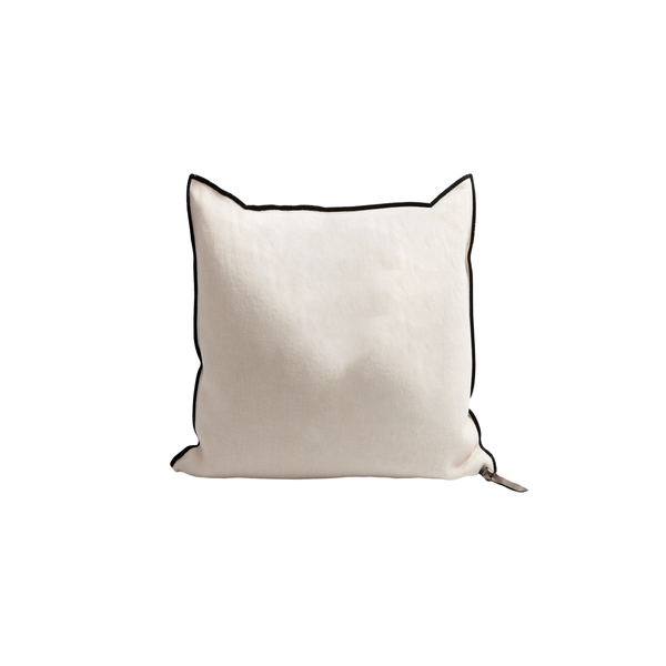 Stone Washed Linen Pillow - 26x26" - Fior di Latte