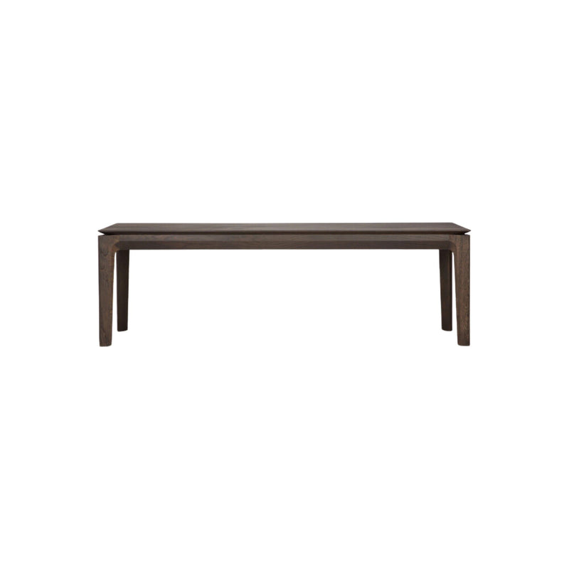 Varnished Oak Bok Bench - Brown