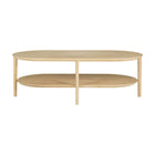 Bok Coffee Table - Oak - Oblong - 1 shelf