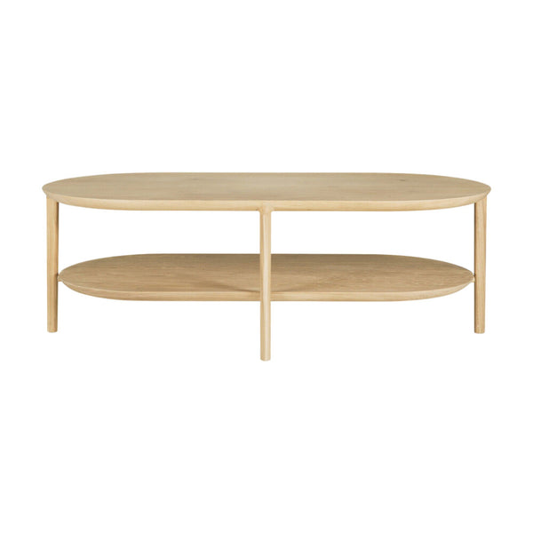 Bok Coffee Table - Oak - Oblong - 1 shelf