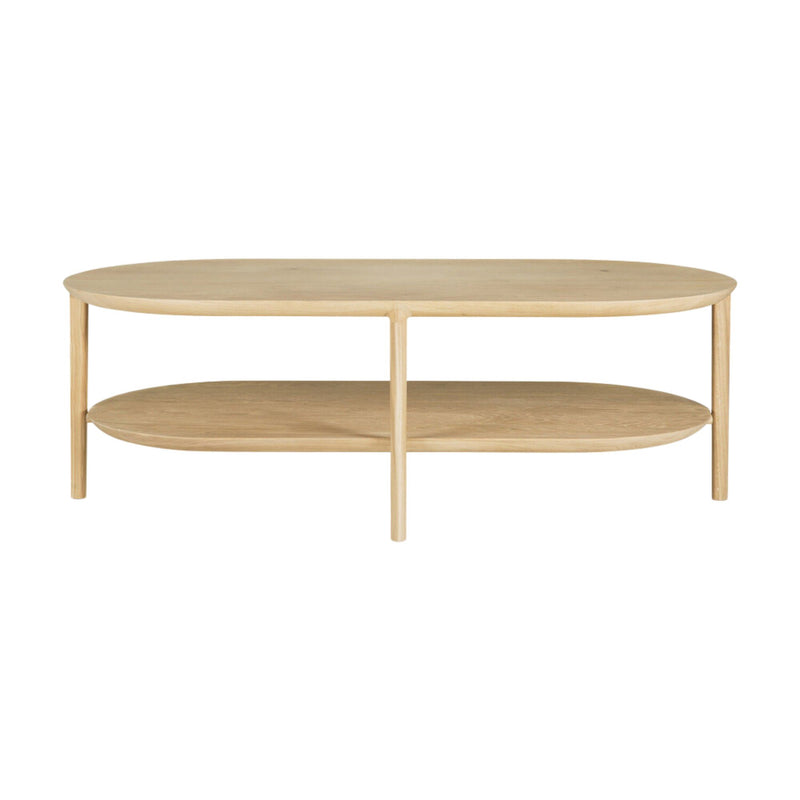 Bok Coffee Table - Oak - Oblong - 1 shelf