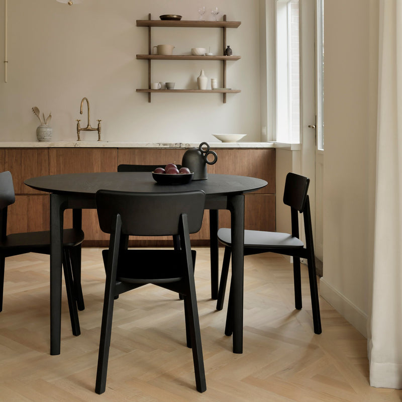 Oak Bok Round Extendable Dining Table