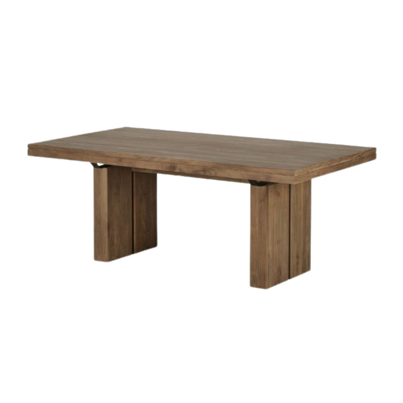 Teak Double Extendable Dining Table