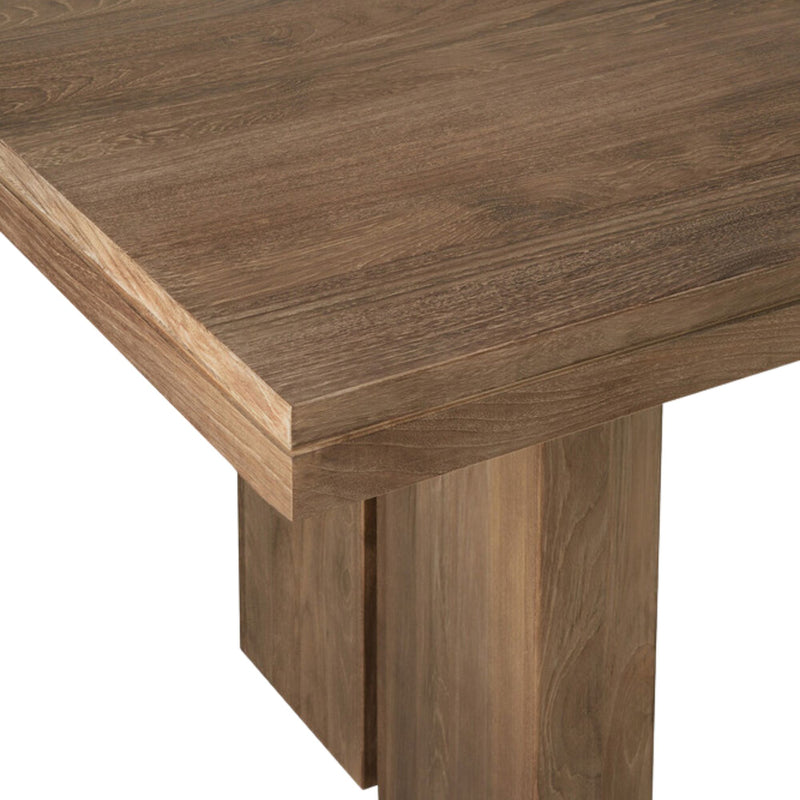 Teak Double Extendable Dining Table