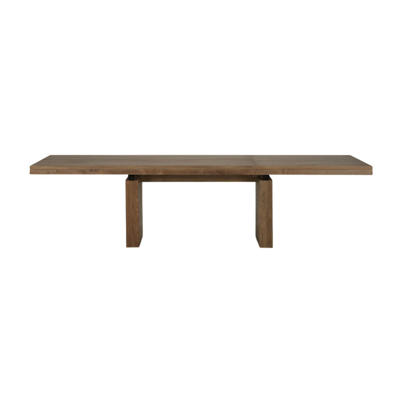 Teak Double Extendable Dining Table