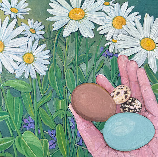 Tanya Zaryski - Eggs - 6"x6"