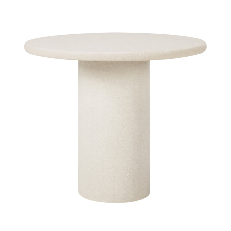 Elements Dining Table - Microcement - Off White - Round