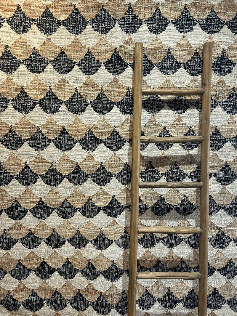 Scallop Jute Handwoven Rug