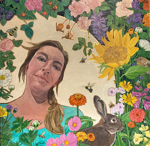 Tanya Zaryski - Insects and Their Murmurings - 24"x24"