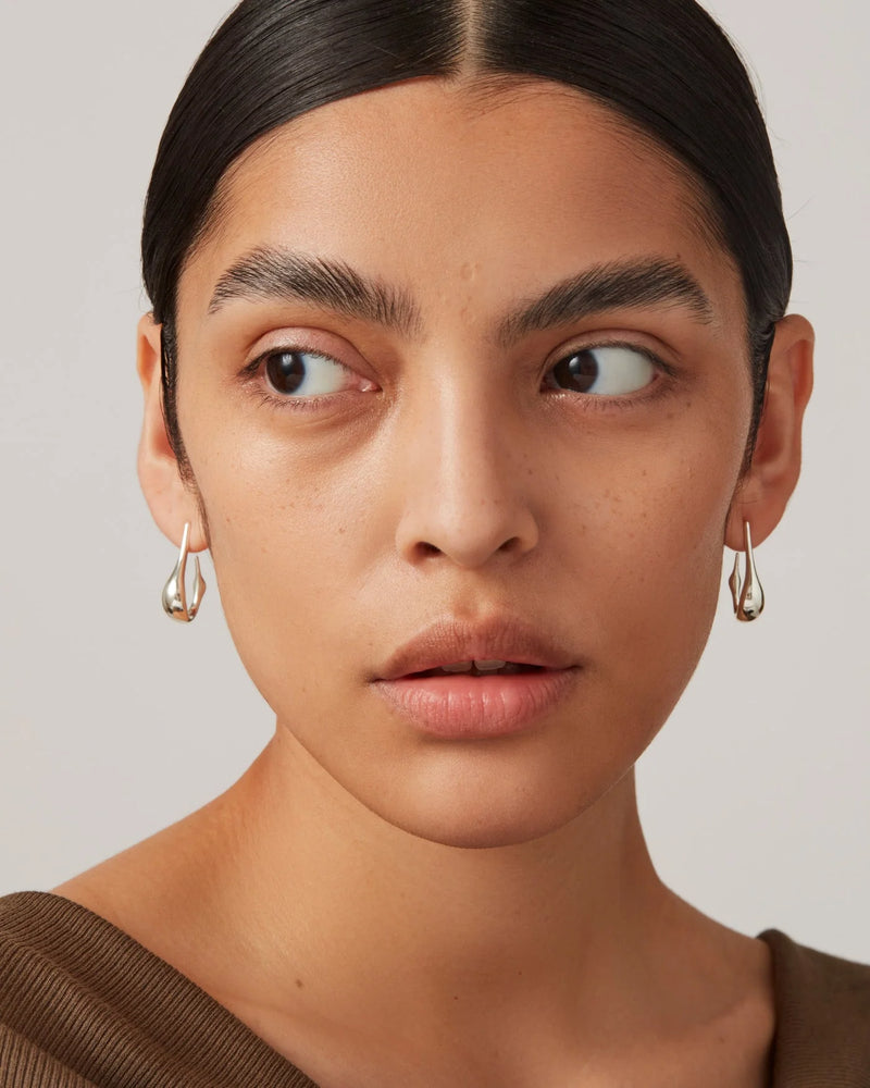 Colette Hoops Silver -Small - Jenny Bird