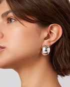 Gemma Hoops Silver - Jenny Bird