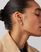 Mini Florence Earrings Silver - Jenny Bird