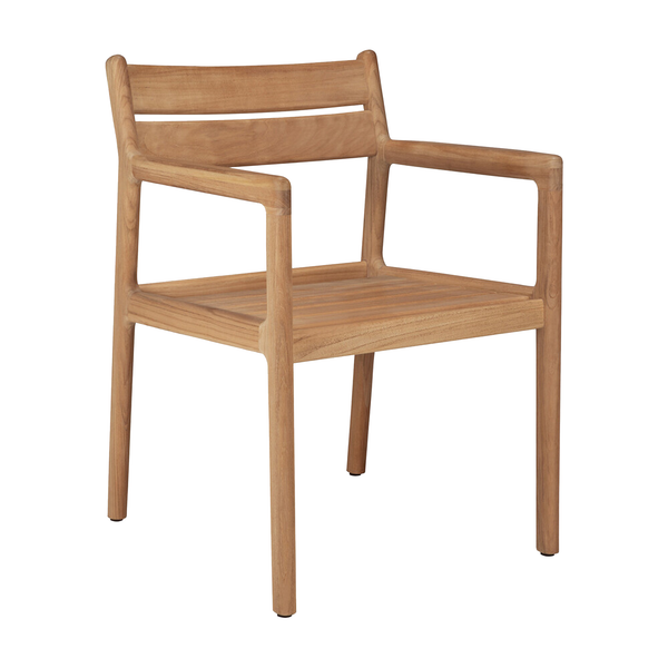 Jack Outdoor Dining Chair Frame - With Arms