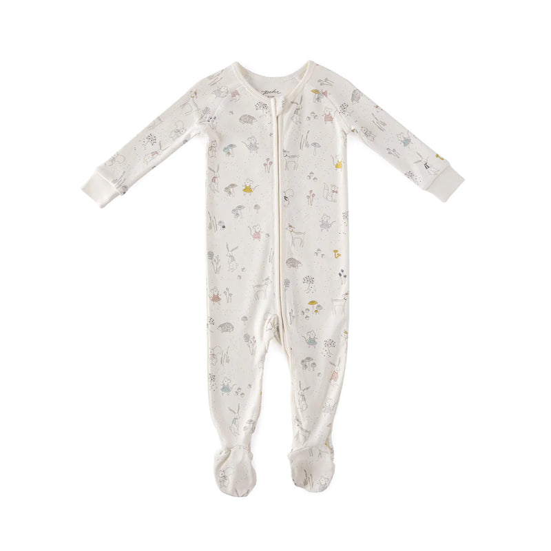 Ribbed Baby Sleeper Magical Forest