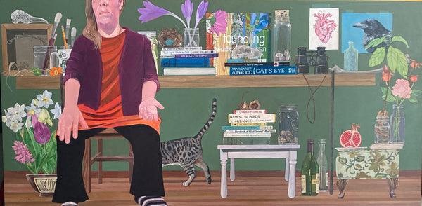 Tanya Zaryski - My Heart is Without Reason - 48"x24"