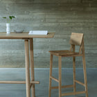 Oak N4 Bar Stool