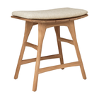 Osso Outdoor Stool With Cushion - Teak
