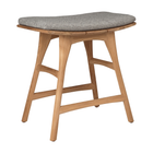 Osso Outdoor Stool With Cushion - Teak