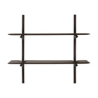 Pi Wall Shelf - Dark Brown Mahogany