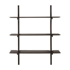 Pi Wall Shelf - Dark Brown Mahogany