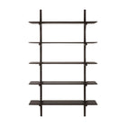 Pi Wall Shelf - Dark Brown Mahogany