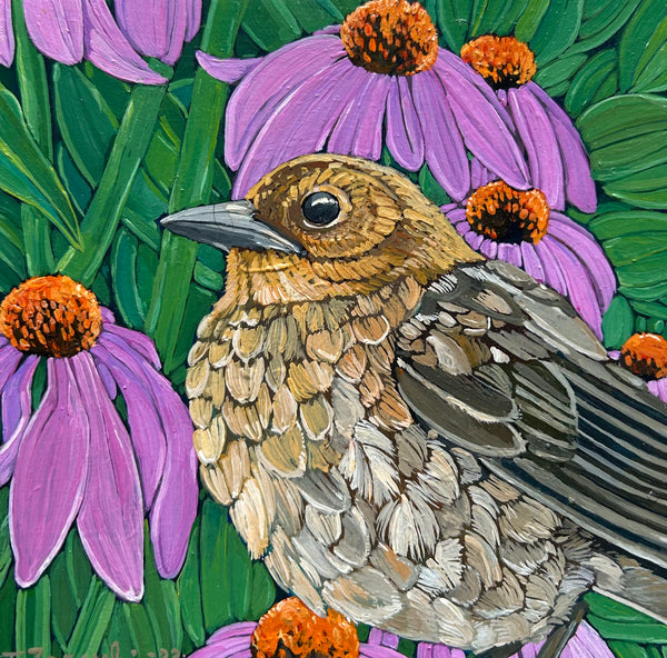 Tanya Zaryski -Portrait of a Songbird- 6"x6"
