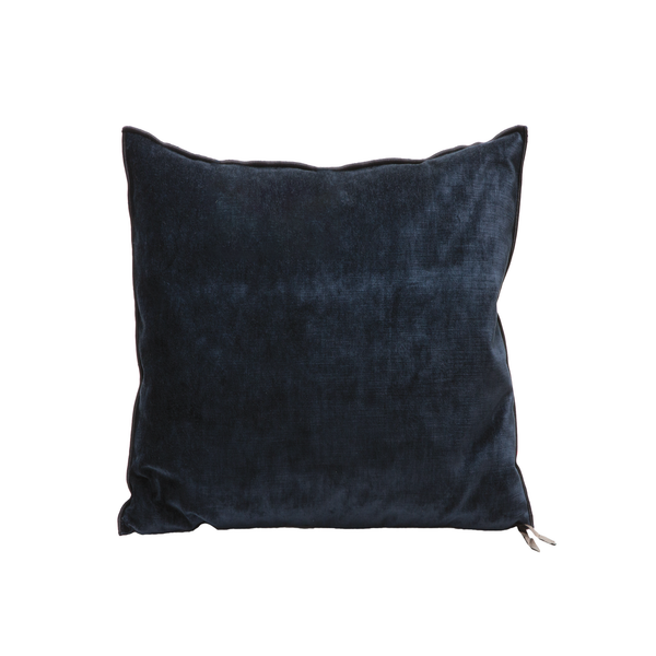 Royal Velvet Pillow - 20x20" - Bleu Nuit