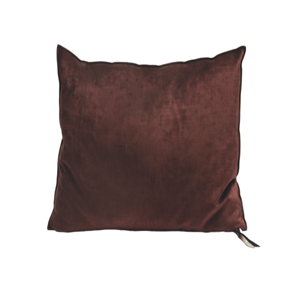 Royal Velvet Pillow - 26x26" - Chianti