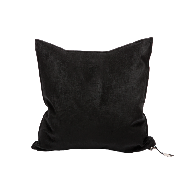 Royal Velvet Pillow - 20x20" - Noir