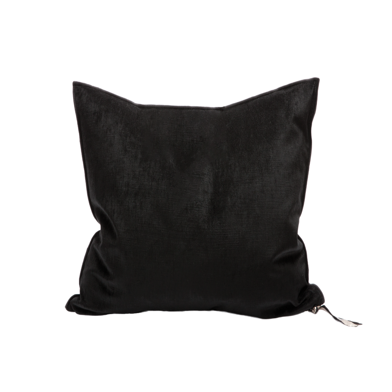 Royal Velvet Pillow - 26x26" - Noir