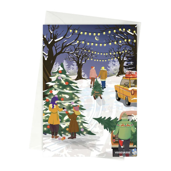 Picking the Perfect Tree - Greeting Card